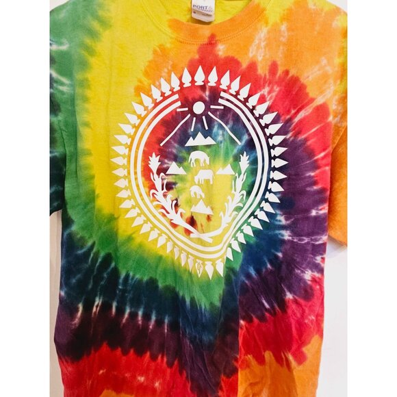 Port and company tshirt size Large tribal graphic tiedye - Picture 4 of 7
